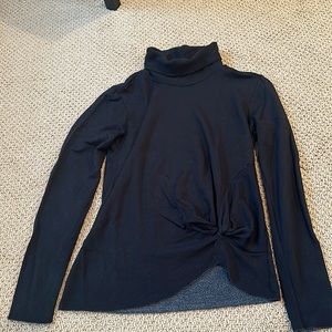 Stateside Long Sleeve Black Fleece Sweatshirt